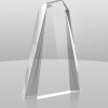 Custom pinnacle acrylic award for recognition